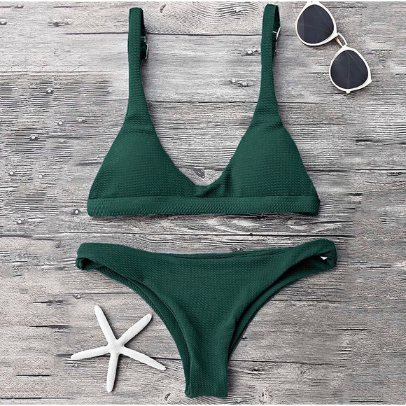 ZAFUL Women Padded Scoop Neck Bikini size small - Picture 5 of 6